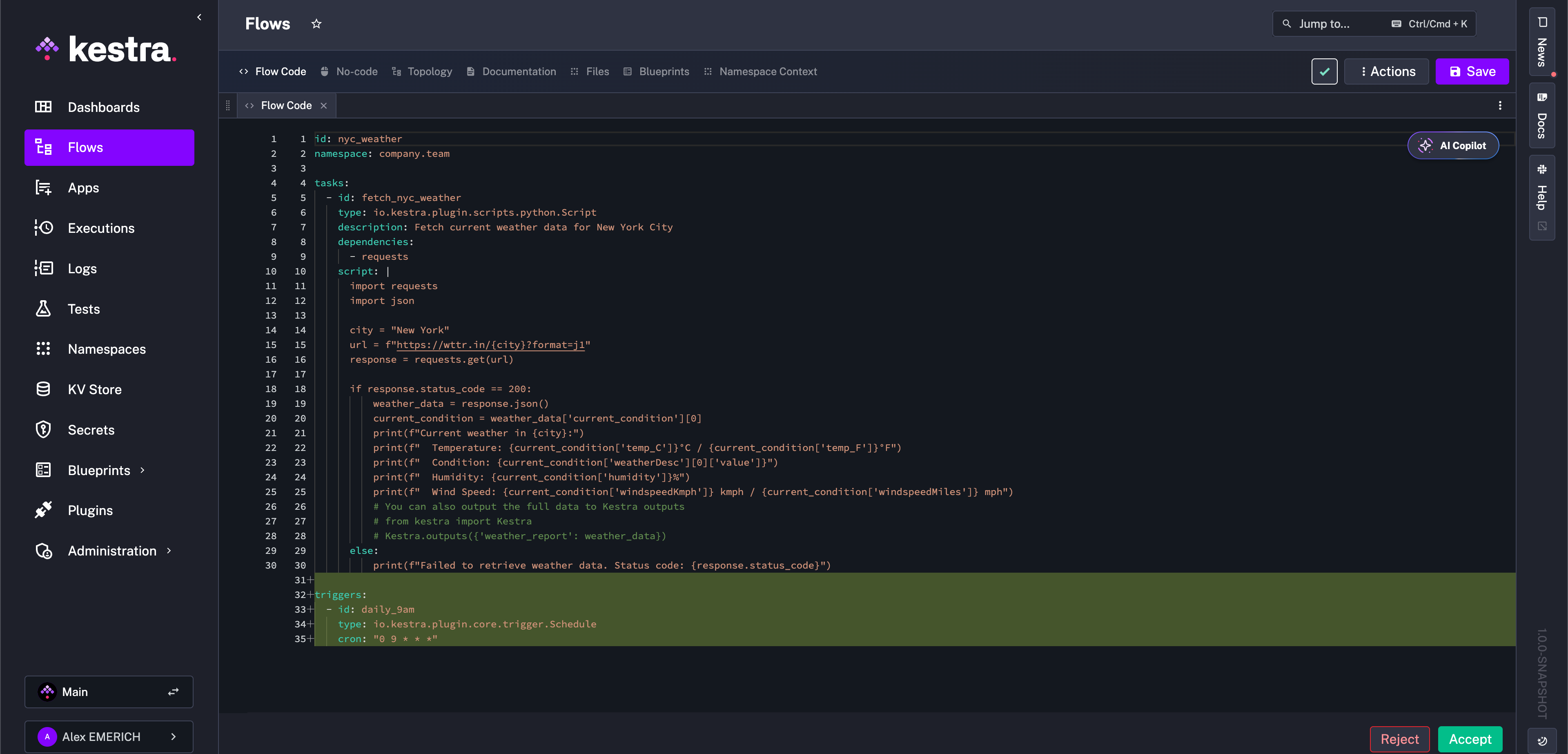 Copilot Trigger Iteration